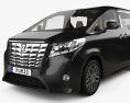 Toyota Alphard CIS-spec with HQ interior and engine 2018 3d model