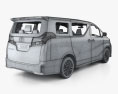 Toyota Alphard con interni e motore RHD 2018 Modello 3D