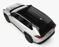 Toyota RAV4 hybrid Style 2022 3d model top view