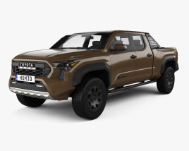 Toyota Tacoma Cabine Double Long bed Trailhunter 2024 Modèle 3D