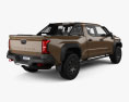 Toyota Tacoma Double Cab Long bed Trailhunter 2024 3d model back view