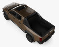 Toyota Tacoma Double Cab Long bed Trailhunter 2024 3d model top view