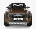 Toyota Tacoma Doppelkabine Long bed Trailhunter 2024 3D-Modell Vorderansicht