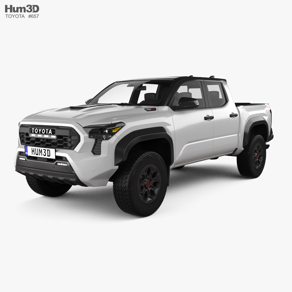 Toyota Tacoma Double Cab Short Bed TRD Pro 2024 3D model