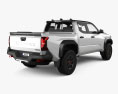 Toyota Tacoma ダブルキャブ Short ベッド TRD Pro 2024 3Dモデル 後ろ姿