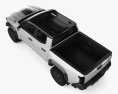 Toyota Tacoma 더블캡 Short 침대 TRD Pro 2024 3D 모델  top view