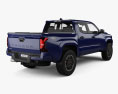Toyota Tacoma Double Cab Short Bed TRD Sport 2024 3d model back view