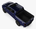 Toyota Tacoma Doppelkabine Short Bett TRD Sport 2024 3D-Modell Draufsicht