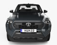 Toyota Tacoma Xtra Cab Long bed TRD PreRunner 2024 Modelo 3D vista frontal