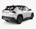 Toyota Yaris Cross S Hybrid GR Parts 2024 3D-Modell Rückansicht