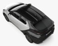 Toyota C-HR PHEV GR Sport 2024 Modelo 3D vista superior