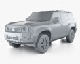 Toyota Land Cruiser Prado First Edition EU-spec 2024 Modello 3D clay render