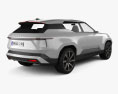 Toyota Land Cruiser Se 2023 3D-Modell Rückansicht