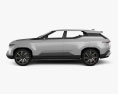 Toyota Land Cruiser Se 2023 3D-Modell Seitenansicht