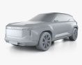 Toyota Land Cruiser Se 2023 Modello 3D clay render