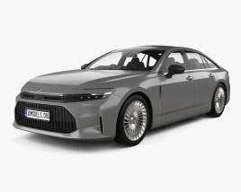 Toyota Crown HEV 세단 2024 3D 모델 
