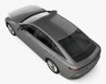 Toyota Crown HEV 轿车 2024 3D模型 顶视图