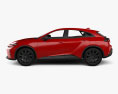 Toyota Crown Sport PHEV RS 2024 3D-Modell Seitenansicht