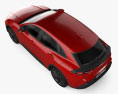 Toyota Crown Sport PHEV RS 2024 3D模型 顶视图