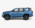 Toyota 4Runner Limited 2024 3d model side view