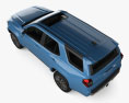 Toyota 4Runner Limited 2024 3d model top view