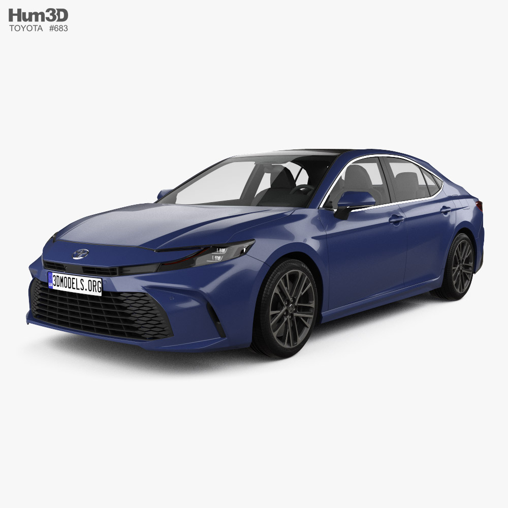 Toyota Camry XLE HEV 2025 3D model