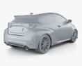Toyota Yaris GR 2024 3D 모델 