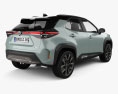 Toyota Yaris Cross 混合動力 Premiere edition 2024 3D模型 后视图