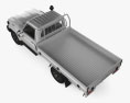 Toyota Land Cruiser Single Cab AlloyTray GXL 2024 3d model top view