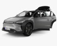 Toyota bZ4X with HQ interior 2021 Modello 3D
