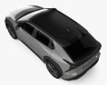 Toyota bZ4X with HQ interior 2021 3D модель top view