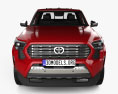 Toyota Tacoma Double Cab Short Bed Limited with HQ interior 2024 3D модель front view