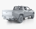 Toyota Tacoma Double Cab Short Bed Limited with HQ interior 2024 3D 모델 