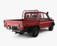 Toyota Land Cruiser Double Cab AlloyTray GXL 2024 3d model back view
