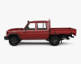 Toyota Land Cruiser Double Cab AlloyTray GXL 2024 3d model side view