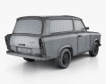 Trabant 601 Kombi 1965 3Dモデル
