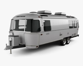 3D model of Airstream Land Yacht Travel Trailer 2014