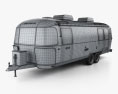 Airstream Land Яхта Travel Trailer 2014 3D модель wire render