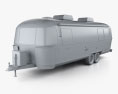 Airstream Land Yacht Travel Trailer 2014 3D-Modell clay render