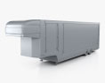 LOHR Confidential Car Transporter Semi-remorque 2015 Modèle 3d clay render