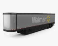 Peterbilt Walmart AVEC 半挂车 2015 3D模型
