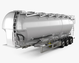 Scania Tanker Полуприцеп 2017 3D модель