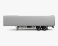 Fruehauf FVA241C Dry Van Sattelauflieger 2017 3D-Modell Seitenansicht