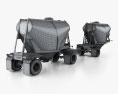 Beall 550 Dry Bulk Double Trailer 2016 3D模型