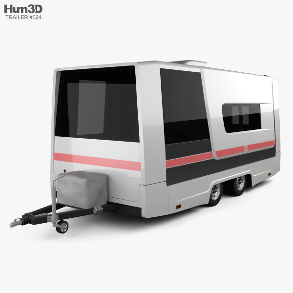 GAZ Gazelle Next Ambulance Trailer 2017 3D model