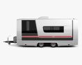 GAZ Gazelle Next 구급차 Trailer 2017 3D 모델  side view