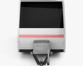 GAZ Gazelle Next 救急車 Trailer 2017 3Dモデル front view