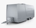 GAZ Gazelle Next 救急車 Trailer 2017 3Dモデル clay render