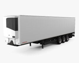 Schwarzmueller Refrigerator Semi Trailer 3-axle 2016 3D model
