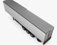 Schwarzmueller Refrigerator Sattelauflieger 3-Achser 2016 3D-Modell Draufsicht